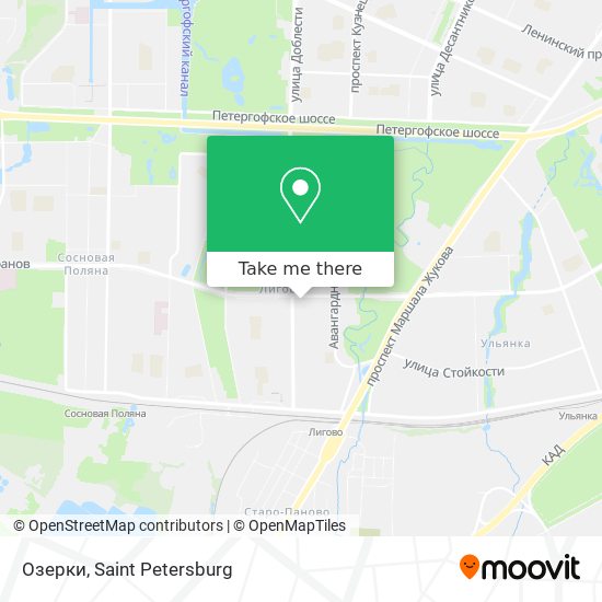 Озерки map