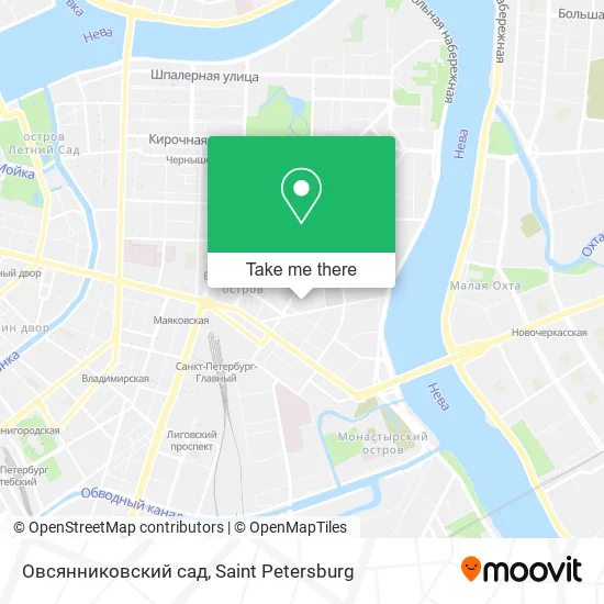 Овсянниковский сад map