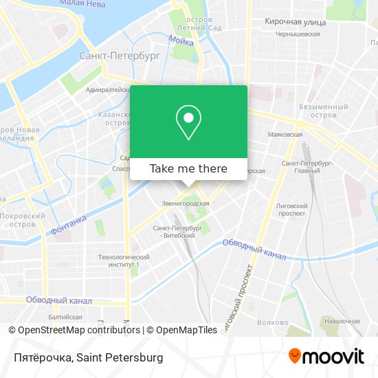 Пятёрочка map