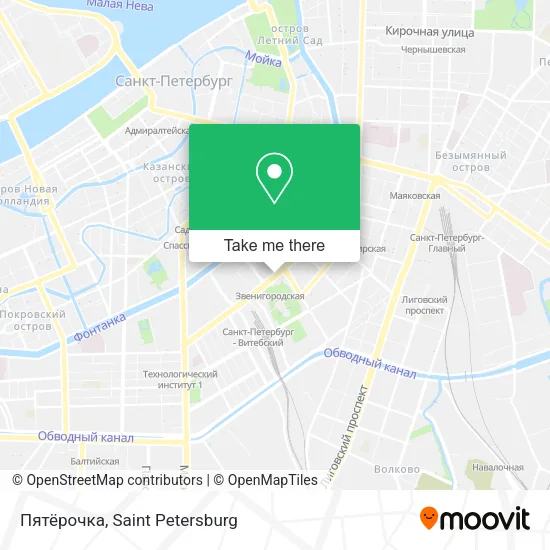 Пятёрочка map