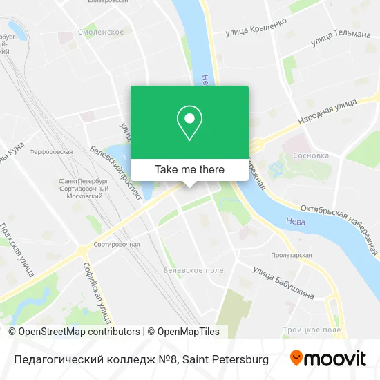 Педагогический колледж №8 map