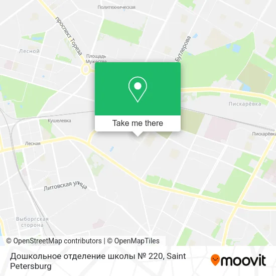 Дошкольное отделение школы № 220 map