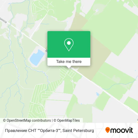 Правление СНТ ""Орбита-3"" map