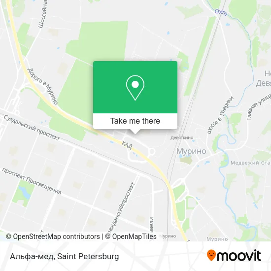 Альфа-мед map