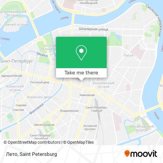 Лето map