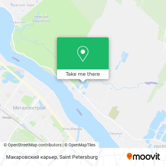 Макаровский карьер map