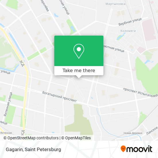 Gagarin map