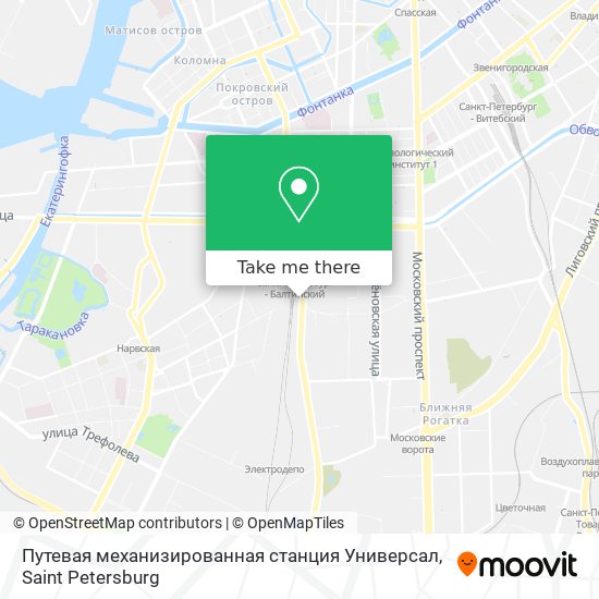 Путевая механизированная станция Универсал map