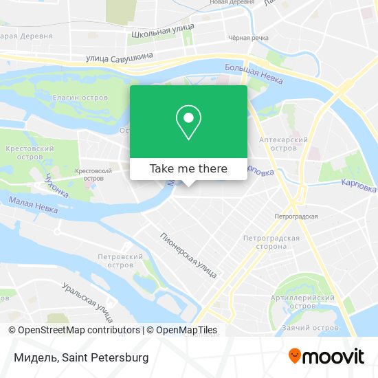 Мидель map