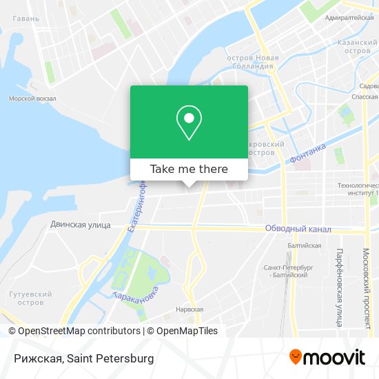 Рижская map