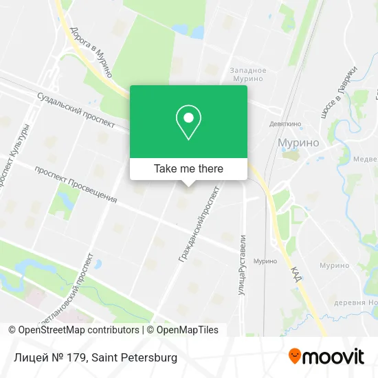 Лицей № 179 map