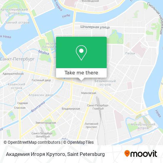 Академия Игоря Крутого map