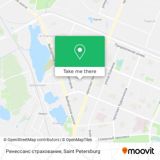 Ренессанс страхование map