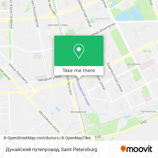 Дунайский путепровод map
