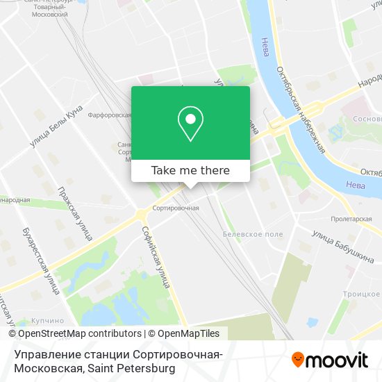 Управление станции Сортировочная-Московская map