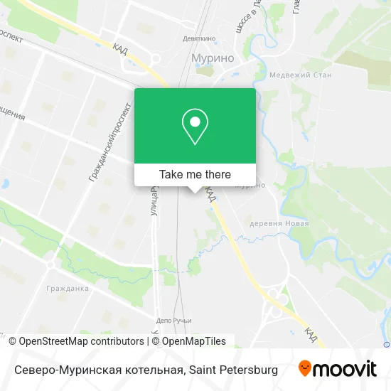 Северо-Муринская котельная map