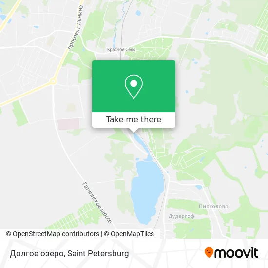 Долгое озеро map