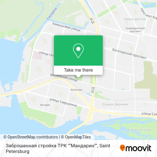 Заброшенная стройка ТРК ""Мандарин"" map