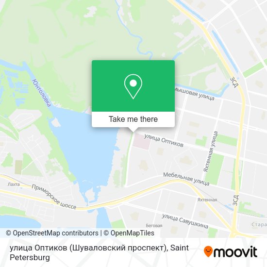 улица Оптиков (Шуваловский проспект) map