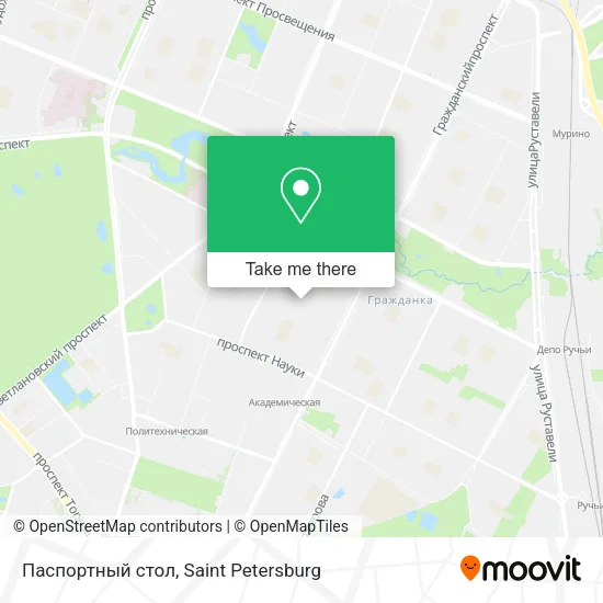 Паспортный стол map