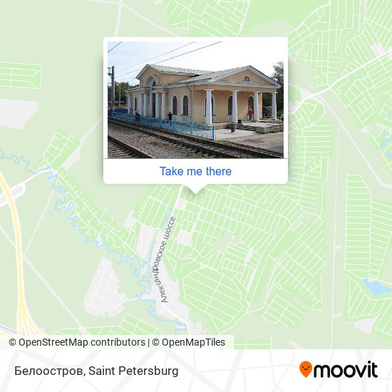 Белоостров map