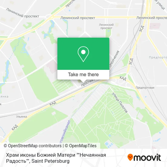 Храм иконы Божией Матери ""Нечаянная Радость"" map