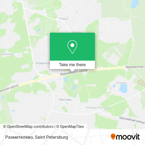 Разметелево map