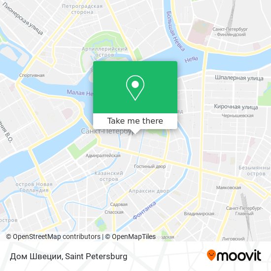 Дом Швеции map