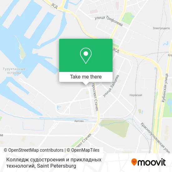 Колледж судостроения и прикладных технологий map