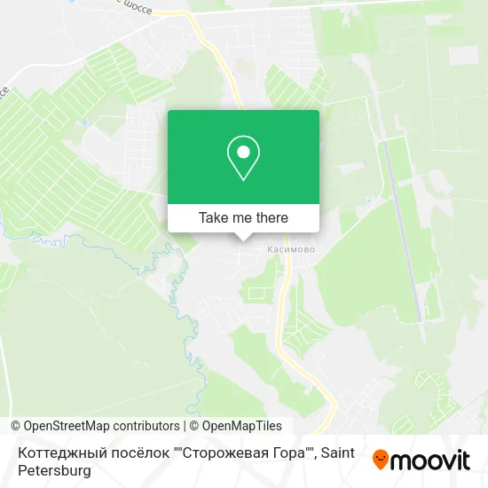 Коттеджный посёлок ""Сторожевая Гора"" map