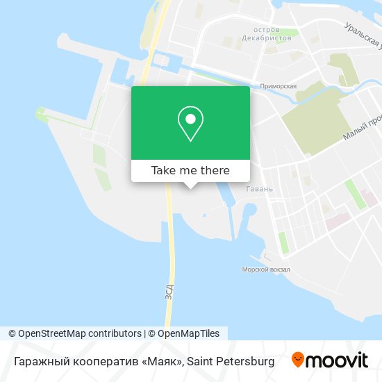 Гаражный кооператив «Маяк» map