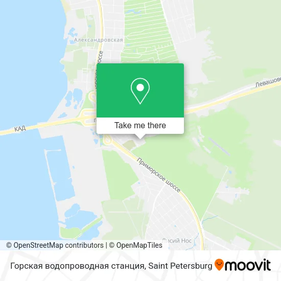 Горская водопроводная станция map