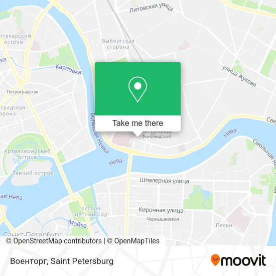 Военторг map