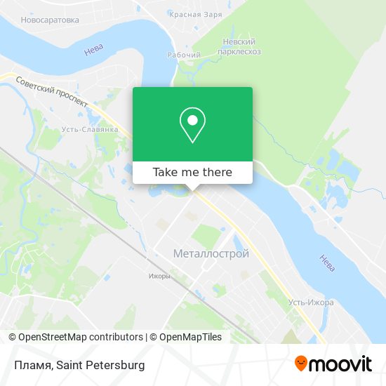 Пламя map