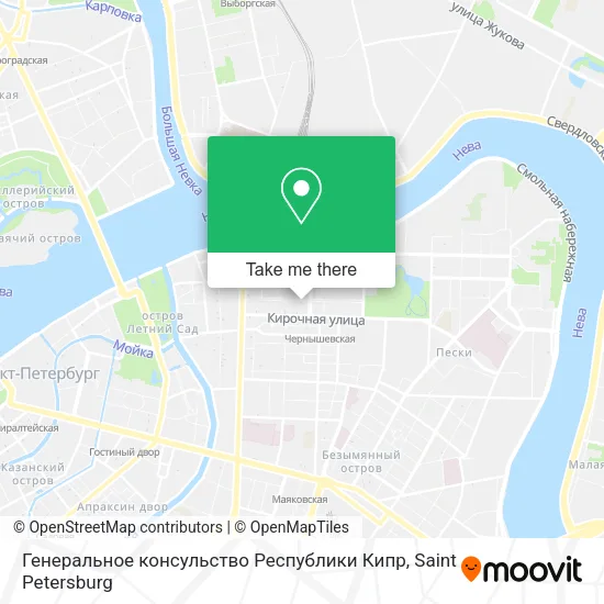 Генеральное консульство Республики Кипр map