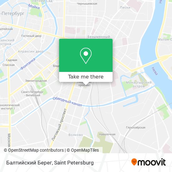 Балтийский Берег map