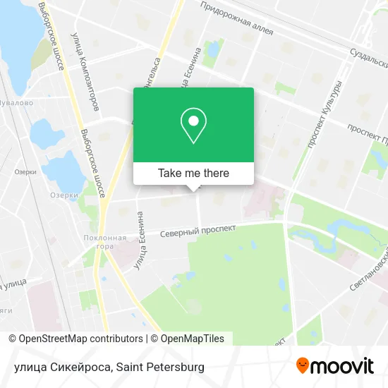 улица Сикейроса map