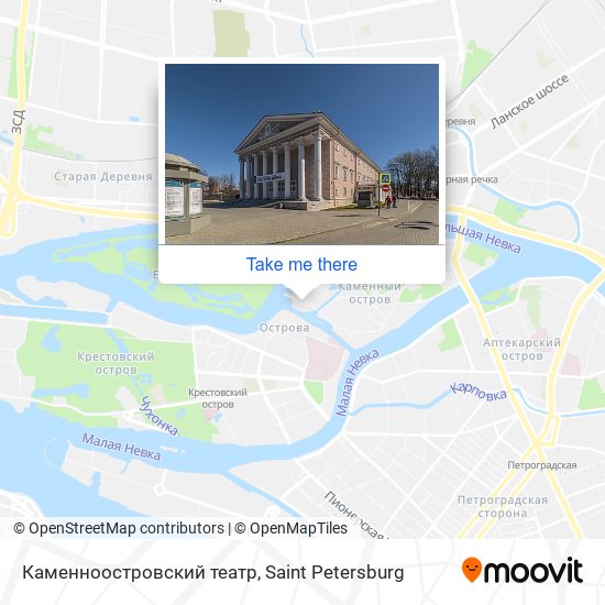 Каменноостровский театр map