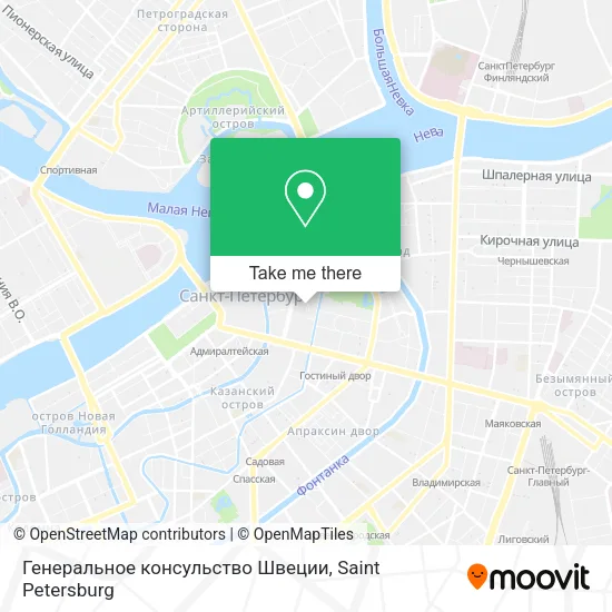 Генеральное консульство Швеции map