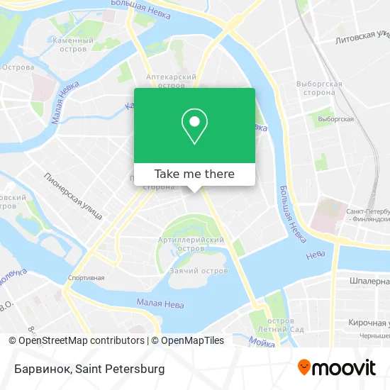 Барвинок map