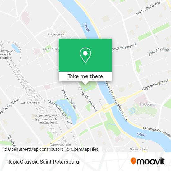 Парк Сказок map
