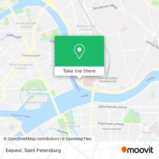 Беринг map