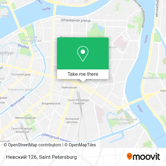 Невский 126 map