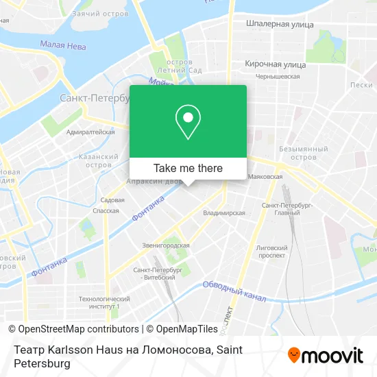 Театр Karlsson Haus на Ломоносова map