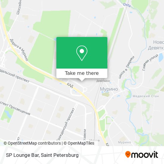 SP Lounge Bar map