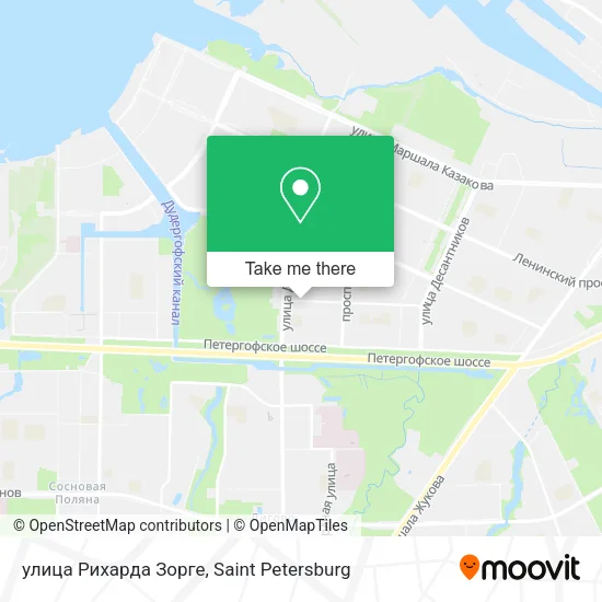 улица Рихарда Зорге map