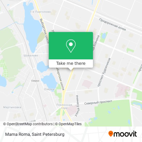 Mama Roma map