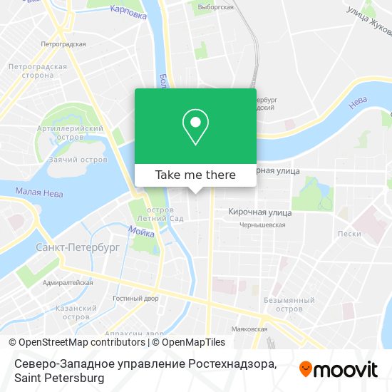 Северо-Западное управление Ростехнадзора map