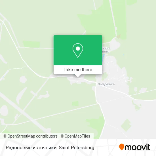 Радоновые источники map