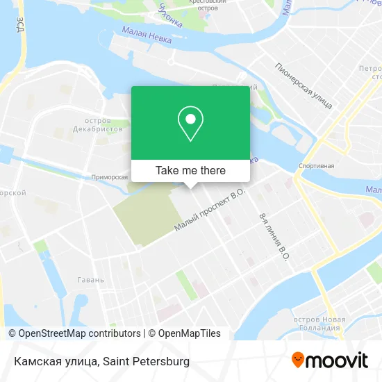 Камская улица map